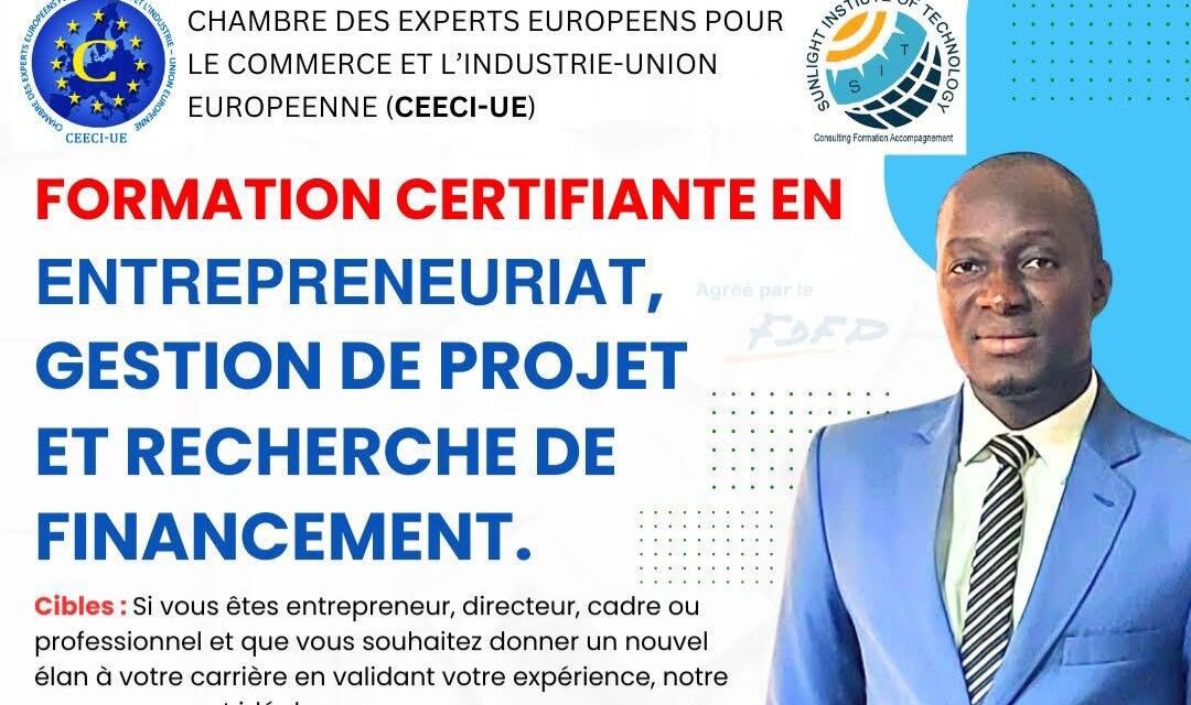 CEECI-UE: Formation en entrepreneuriat et gestion de Projet
